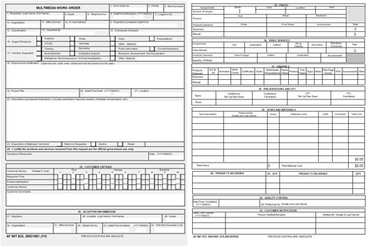 Image of AF Form 833